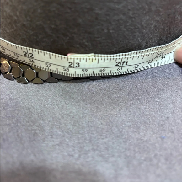 BCBGeneration Dark Grey Women’s Wool Fedora Floppy Hat - Picture 8 of 8